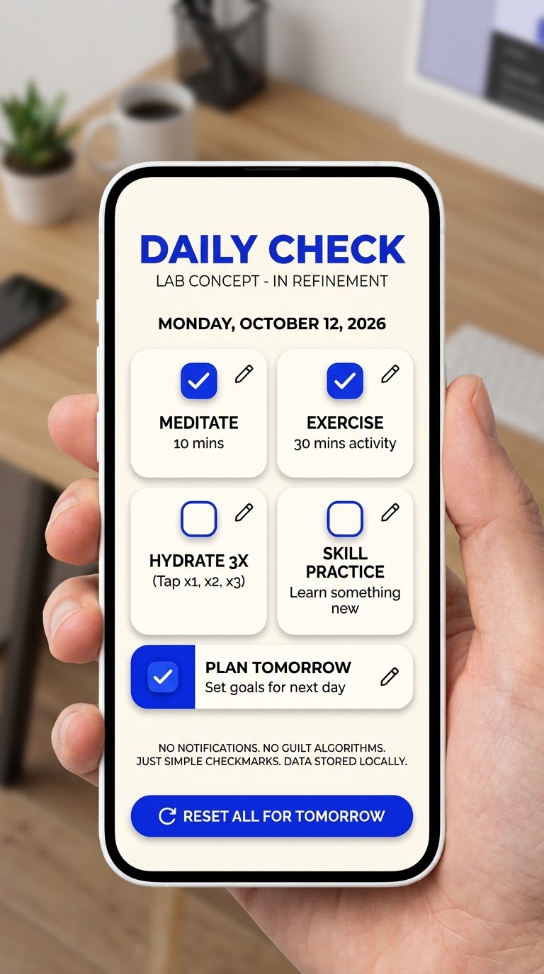 Daily Check Mockup