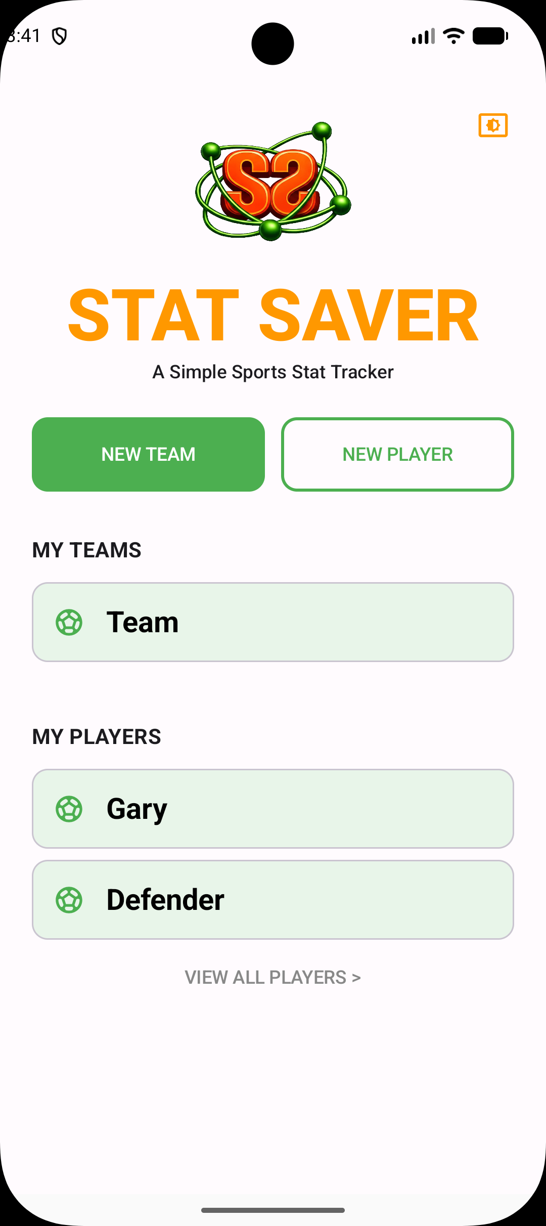 Stat Saver Screenshot